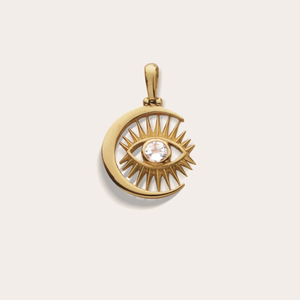Awe Inspired Watchful Moon Amulet